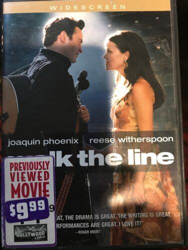 Walk The Line DVD Widescreen Joaquin Phoenix Reese Witherspoon EBay