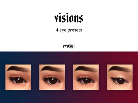 Palivo Oz N Lokalizovat Sims Eye Presets Maxis Match Sendvi V N