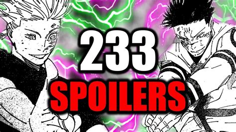 Crazy Fight Jujutsu Kaisen Chapter 233 Spoilersleaks Coverage Youtube