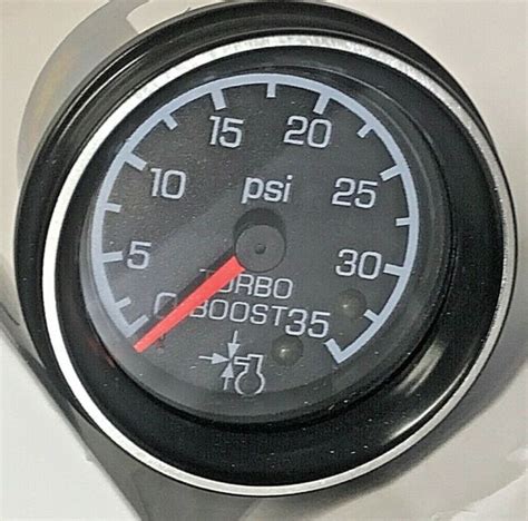 Kenworth Turbo Boost Pressure Gauge Only 2dia 35 Psi Part K152 307