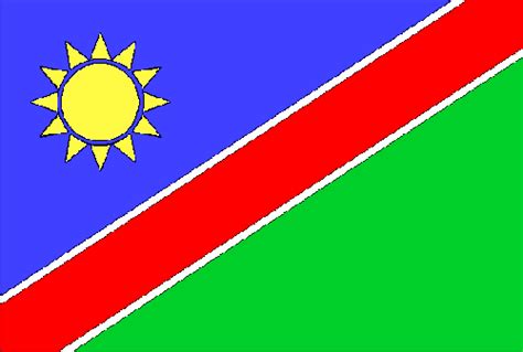 Es verweist auf ihr heldenhaftes verhalten und den gemeinsamen willen eine zukunft mit. Flagge Namibia, Fahne Namibia, Namibiaflagge, Namibiafahne ...