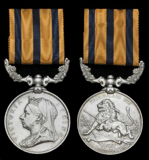 96 British South Africa Company Medal 1890 97 Reverse Mashonaland