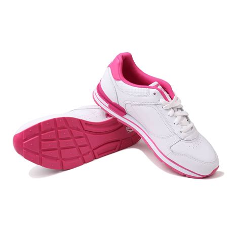 Slazenger Womens Ladies Classic Trainers Lace Up Sports Shoes Leather