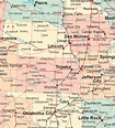 Road Map Of Central United States | Tourist Map Of English