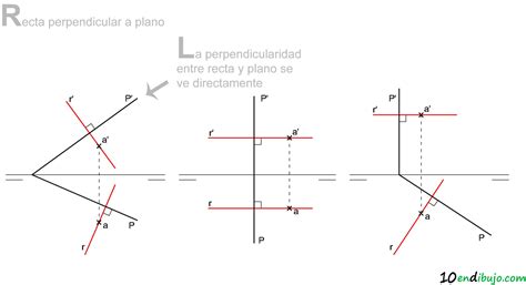 Dibujo T Cnico Ies San Isidoro Perpendicularidad En Sistema Di Drico