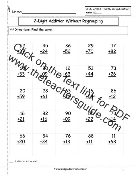Two Digit Addition Worksheets 0 Hot Sex Picture