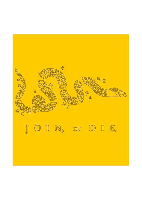 Join Or Die Single Image Cerakote Stencil Km Tactical