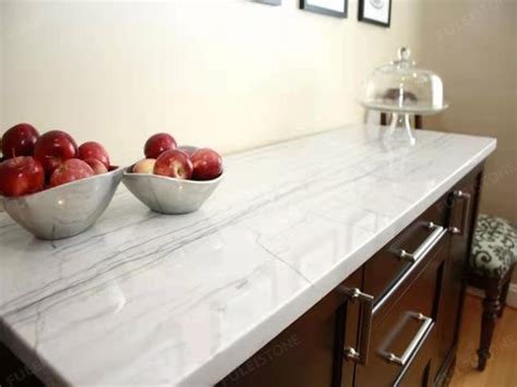 Classic White Quartzite Stone Slabs And Countertops Fulei Stone