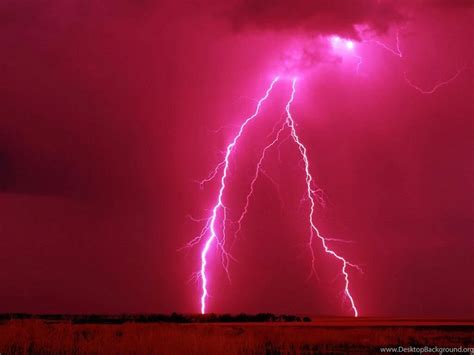 Red Lightning Storm Bing Images Desktop Background