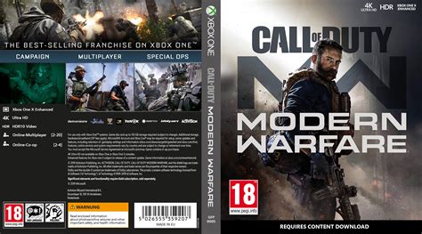 Call Of Duty Modern Warfare Xbox One Custom Cover Rcustomcovers