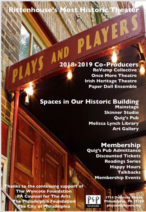 Plays And Players Page 3 Celebrating 100 Years Of Great Theater