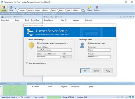 Newsleecher Tutorial Voor Windows Fast Usenet