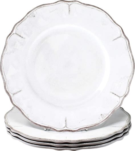 Le Cadeaux Melamine 11 Inch Dinner Plate Set Of 4 Rustica Antique