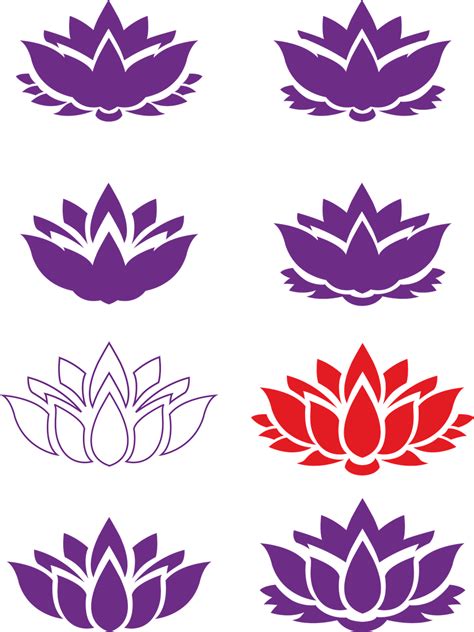 Download Lotto Flower Buddhism Royalty Free Stock Illustration Image