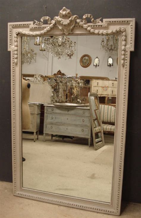 Large Antique French Mirror 234064 Uk