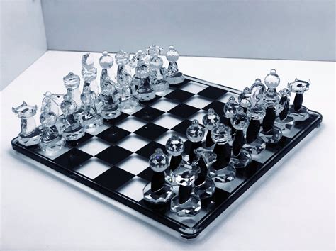 Luxury Handmade Crystal Chess Set Chess Set For Collectors Etsy