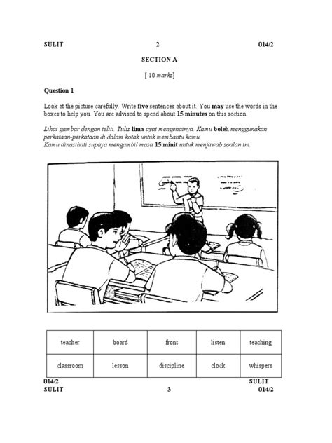 Latihan English Tahun 5 Riset