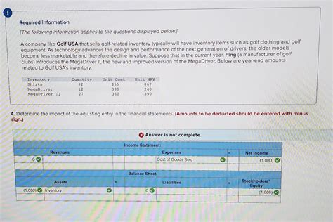 Solved Required information [The following information | Chegg.com
