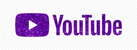 Hd Purple Glitter Aesthetic Youtube Yt Logo Png Citypng