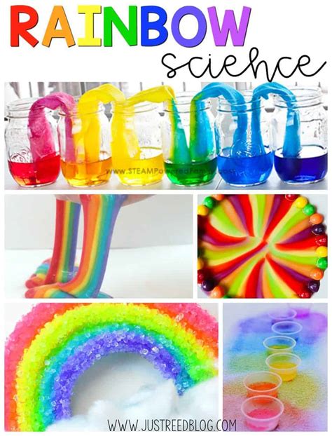 Rainbow Science Collage Just Reed And Play
