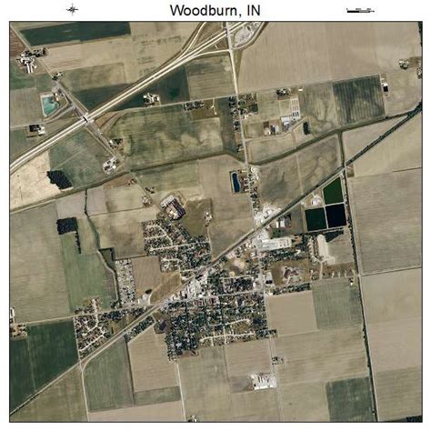 Aerial Photography Map Of Woodburn In Indiana