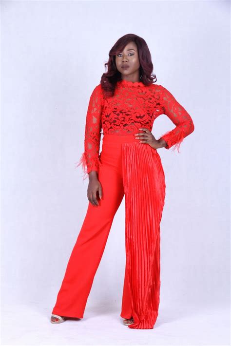 Ebony Stunner Sika Osei Stars In The Maju Valentine Edit Red Dress Fashion Dresses