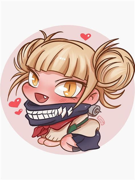 Toga Chibi My Hero Academia Sticker For Sale By Forythetilly Redbubble