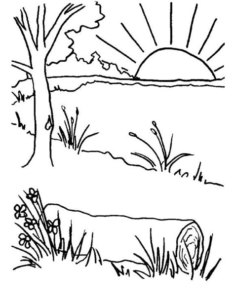 Small Lake Coloring Page Free Printable Coloring Pages For Kids