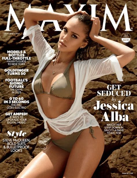 Jessica Alba Makes A Splash On The Cover Of Maxim