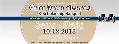 2013 Griot Drum Awards And Scholarship Gala St Pete Fl Patch