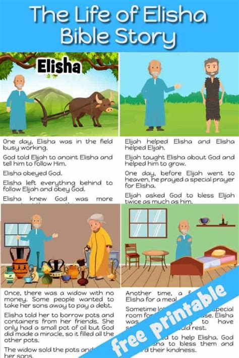 Pin On Elisha Preschool Bible Lesson