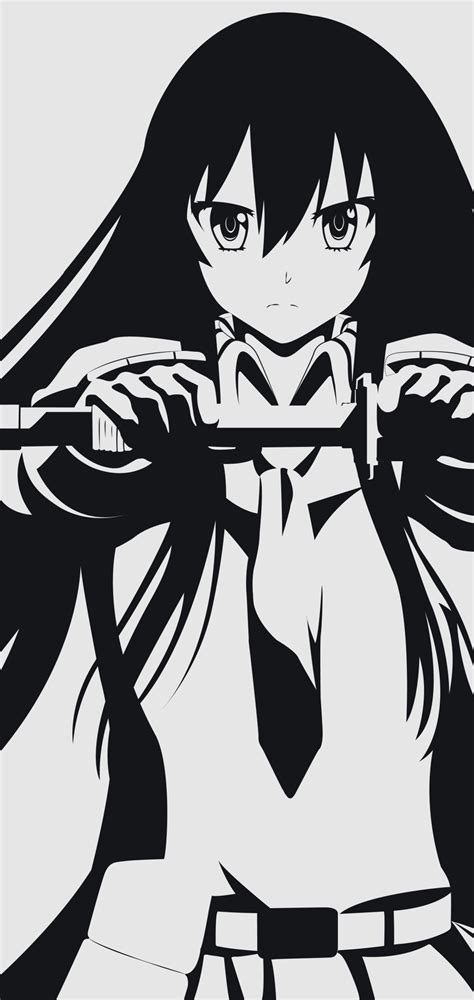Wallpaper Akame Ga Kill Manga Black And White Sword Akame