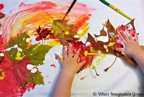 Fall Leaf Painting And Diy Leaf Preservation Where Imagination Grows