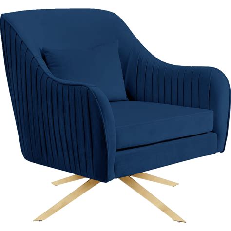 Navy Blue Swivel Chair With Ottoman Wooden Chair Design Classics