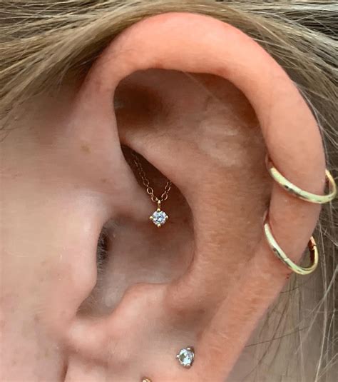 Tash Helix Tash Hidden Rook Piercing Ear Jewelry Cool Ear