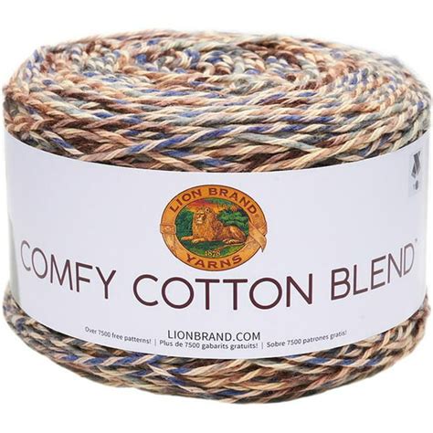 Lion Brand 392 Yd Comfy Cotton Blend Driftwood Yarn