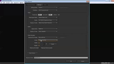 How To Video Preview Settings In Adobe Premiere Pro Cs6 Youtube
