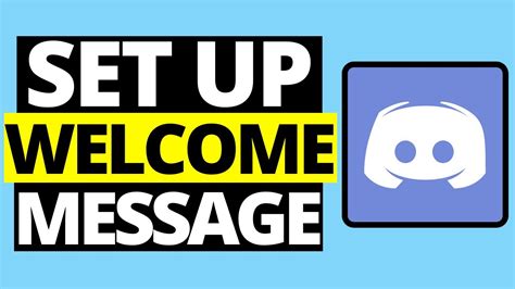 How To Make Custom Welcome Messages On Discord Servers Youtube