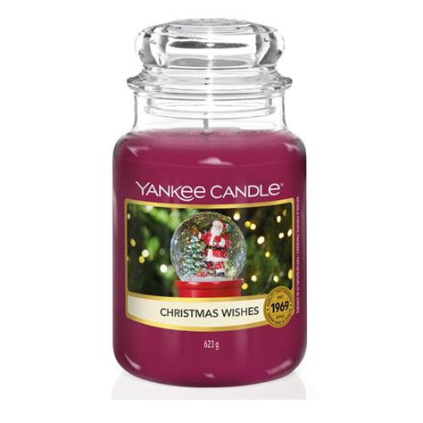 Yankee Candle Christmas Wishes Large Jar 1629476e Candle Emporium