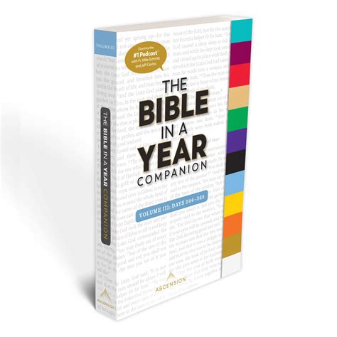 The Bible In A Year Companion Volume Iii By Jeff Cavins Fr Mike