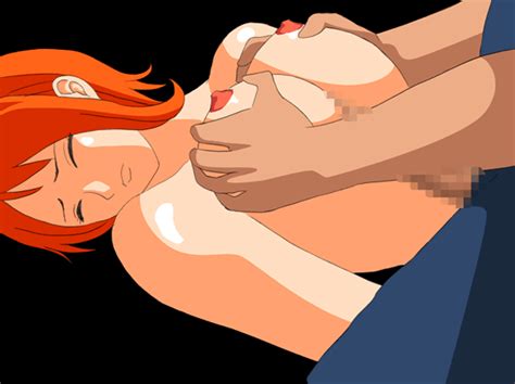 Rule 34 Animated Nami One Piece Orange Hair Paizuri Tagme Topless