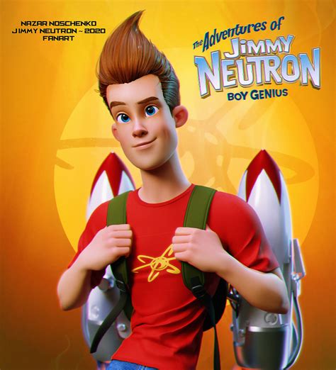 Jimmy Neutron By Nazar Noschenko Jimmy Neutron Neutrons Childhood