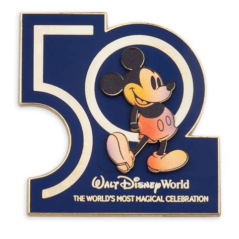 Disney Pin Walt Disney World 50th Anniversary Mickey