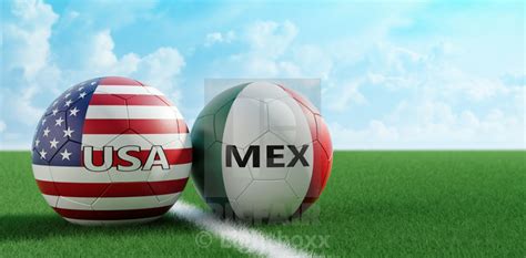 Shop mexico soccer ball poster created by gravityx9. "Mexico vs. USA Soccer Match - Soccer balls in Mexico and ...