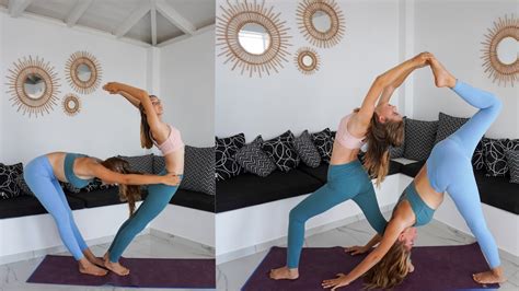 Partner Yoga Poses Two Person Yoga Greece Acro Yoga Teen Yoga Challenge Yoga For