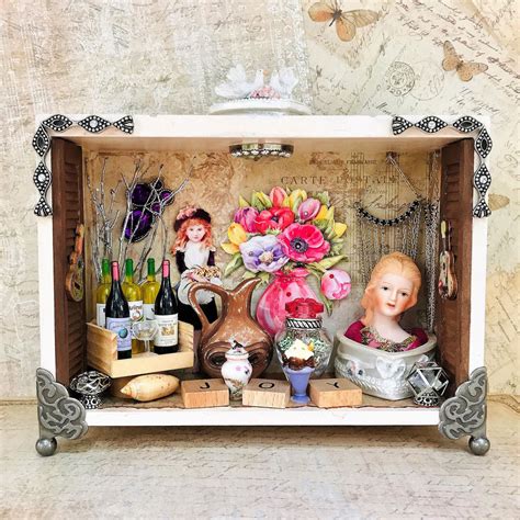 Shadow Box Art Assemblage Art Box Mixed Media Art Art Home Etsy