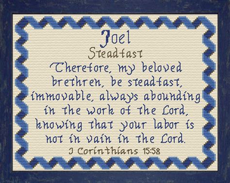 Joel Name Blessings Personalized Names With Meanings And Bible Verses