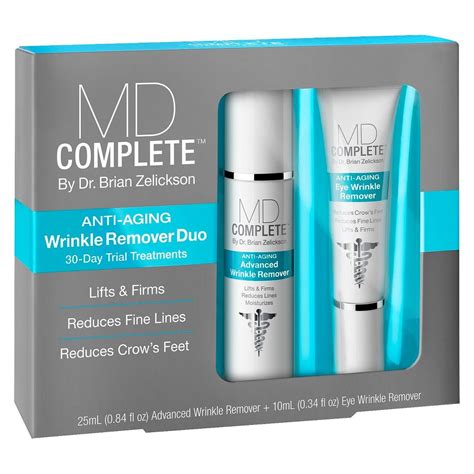 Md Complete Anti Aging Wrinkle Remover Duo 30 Day Trial Kit Wrinkle