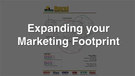 Expanding Your Marketing Footprint Local Broadcast Sales