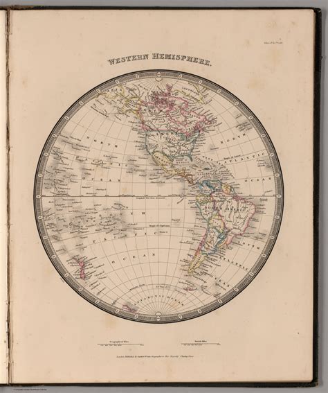 Western Hemisphere David Rumsey Historical Map Collection